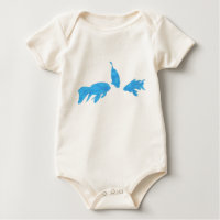 Koi fish, blue abstract, onesie shirt shirt
