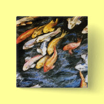 Koi Fish Button buttons