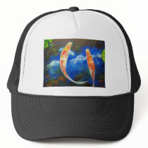 Koi Fish Cloud Reflections Hats