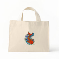 Koi Fish Design Tote Bag by ardras Koi Fish Design Tote Bag