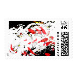 Koi Fish Digital Art stamps
