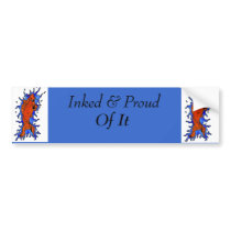 koi fish, koi fish, Inked & Proud , Of It bumper stickers