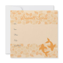 Koi Fish Mosaic invitations by candystore Koi Fish Mosaic invitations