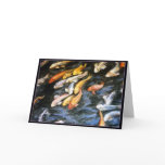 Koi Fish Painting Greeting Card