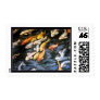 Koi Fish Painting Postage Stamp