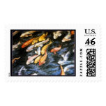 Koi Fish Painting Postage Stamp stamps