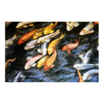 Koi Fish Painting Poster Art Print