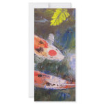 Koi Fish Pond rack cards
