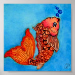Koi Fish Print