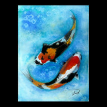 koi fish posters