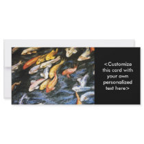 Koi Fish Rack Card