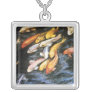 Koi Fish Silver Necklace