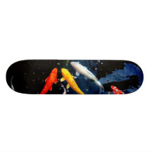 Koi Fish Skateboard Deck