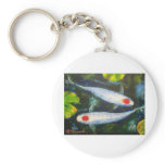 Koi Fish Tancho Kohaku Keychain
