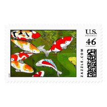Koi for Gordon Gilkey postage