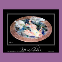 KOI IN GLASS posters