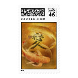 Koi Love Postage Stamp