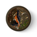 Koi Mermaid Button