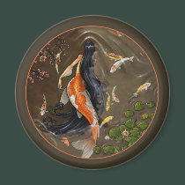 Koi Mermaid Magnet magnets