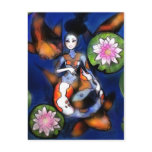 tablet netbook | mermaid, koi, pond, water lily, lily pad, mermaid, koi, pond, water lily, lily pad,