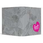 Koi (pink heart) binders by thecuteinstitute Koi (pink heart) binders