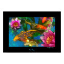 Koi PLay , Print by ginaayerssignore Koi PLay , Print