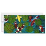 KOI POND Big Bookmark Rack Card Template