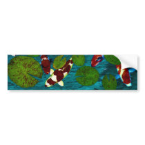 KOI POND BUMPER STICKERS