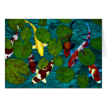 KOI POND CARD