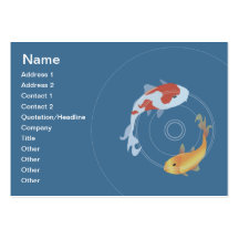 Koi Pond - Chubby Business Card Template