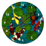 KOI POND Clock