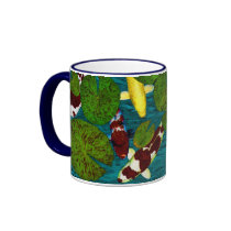 KOI POND COFFEE MUGS