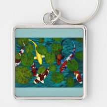KOI POND KEYCHAIN