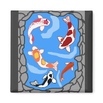 Koi pond magnet by marcya7 Koi pond magnet