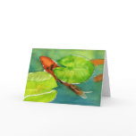 Koi pond notecard