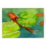 Koi pond notecard