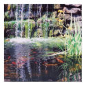 Koi Pond Poster posters by jerijune Koi Pond Poster posters