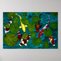 KOI POND Poster