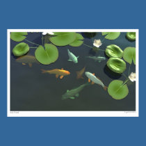 Koi Pond posters