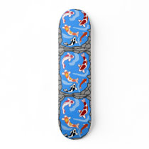 Koi pond skate board skateboards by marcya7 Koi pond skate board skateboards
