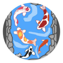 Koi pond stickers