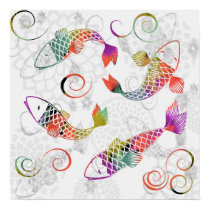 Koi posters by andreacreations Koi posters