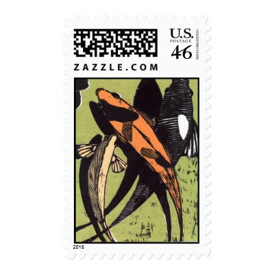 KOI print Postage by mfykes