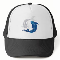 Koi Regal Blue Ghost silver Hat