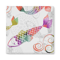 KOI STREAM magnets by andreacreations KOI STREAM magnets
