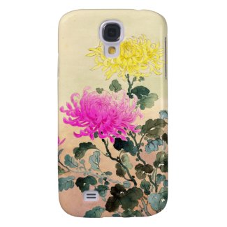 Koitsu Tsuchiya Chrysanthemum japanese flowers art Samsung Galaxy S4 Covers