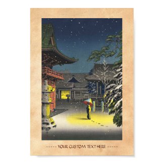 Koitsu Tsuchiya Nezu Shrine Sale shin hanga art Poster