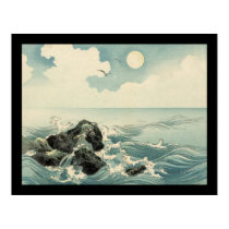 Kojima Island (black) posters by akaJUSTIN Kojima Island (black) posters