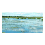Kokemaki River Delta in Halssi Meri Pori Finland Personalized Photo Card