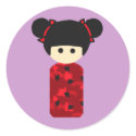 Kokeshi Bright Sticker